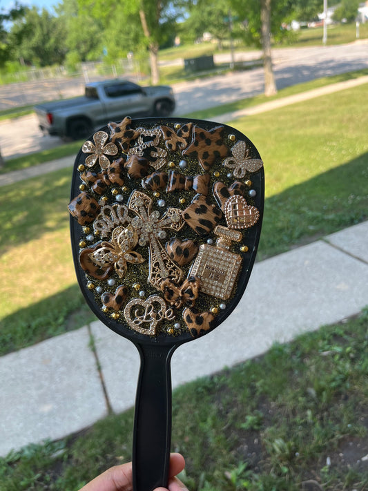 Black Mirror Gold Charms